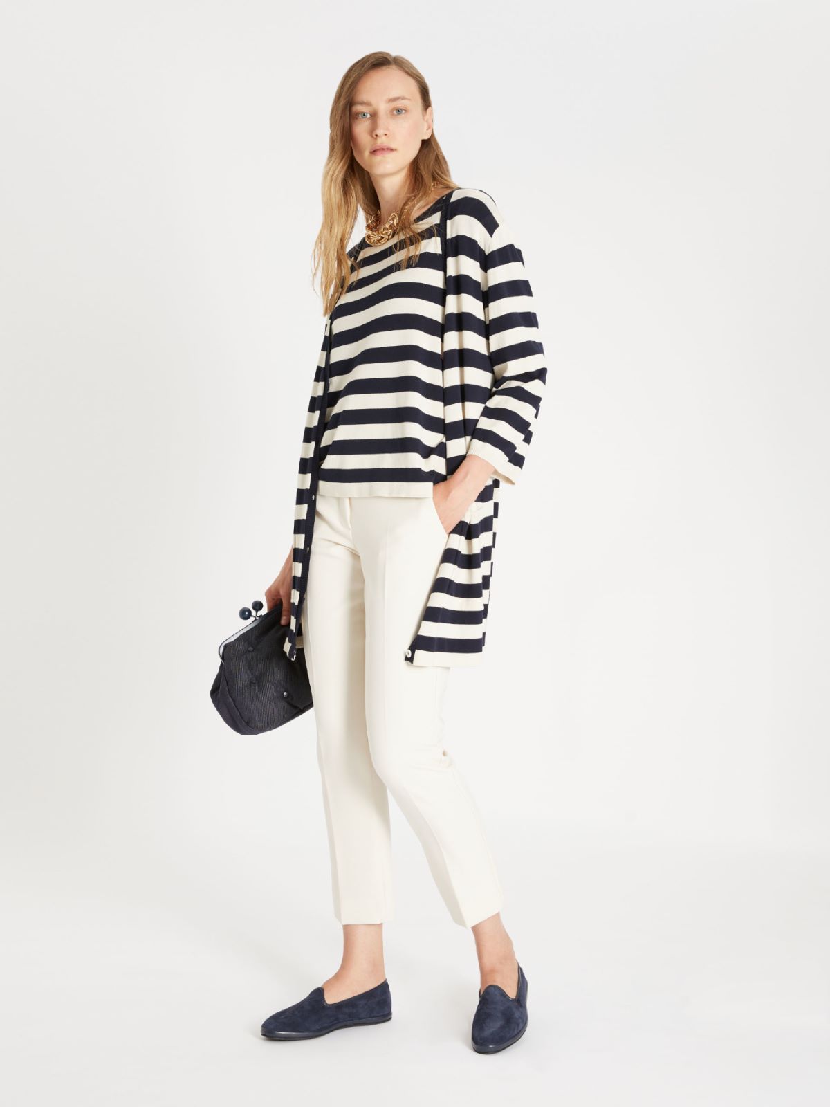 Double-layer viscose canvas trousers Weekend Maxmara Double-layer viscose canvas trousers Weekend Maxmara