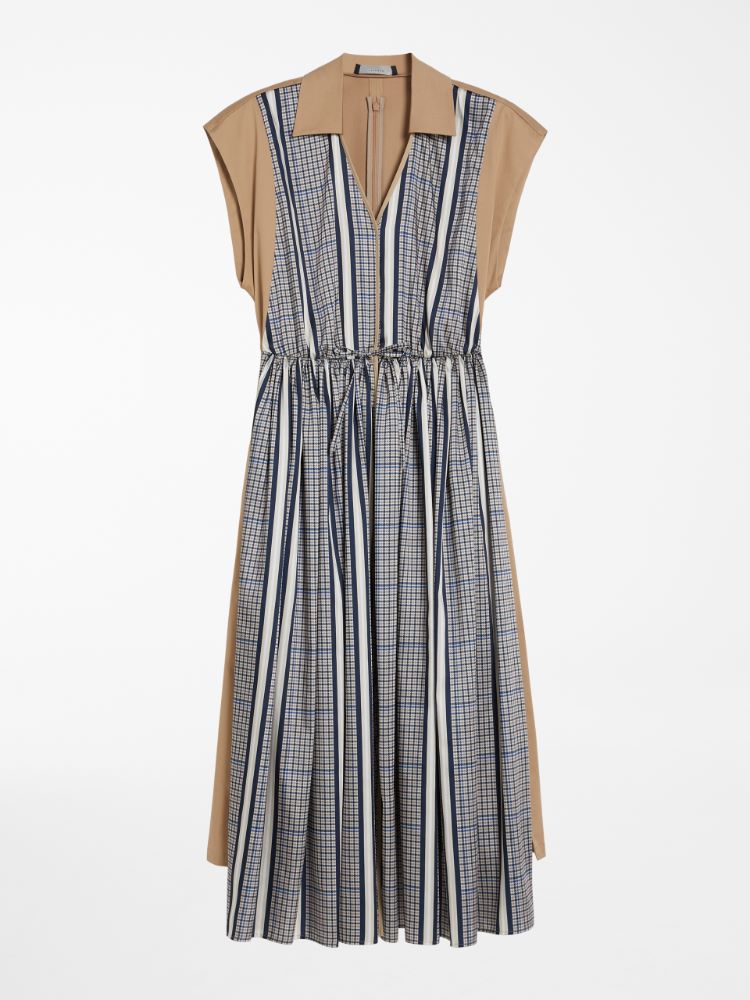 Technical twill and cotton dress, beige shaded - Weekend Max Mara