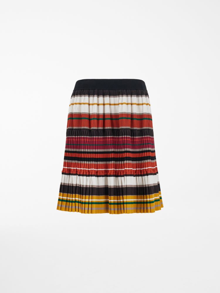 Stretch viscose yarn skirt, multicolour - Weekend Max Mara