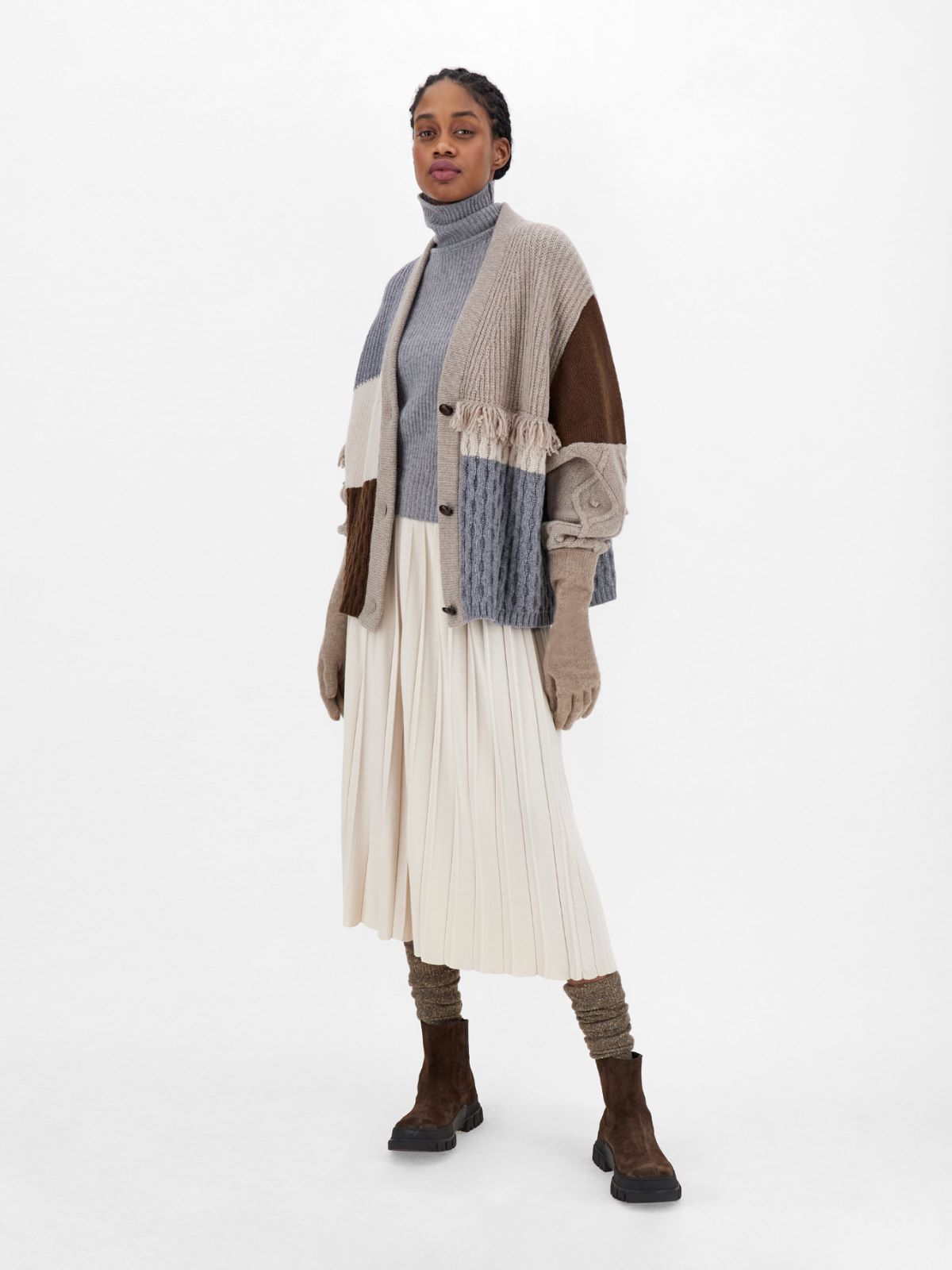 Pleated wool and viscose skirt Weekend Maxmara Pleated wool and viscose skirt Weekend Maxmara