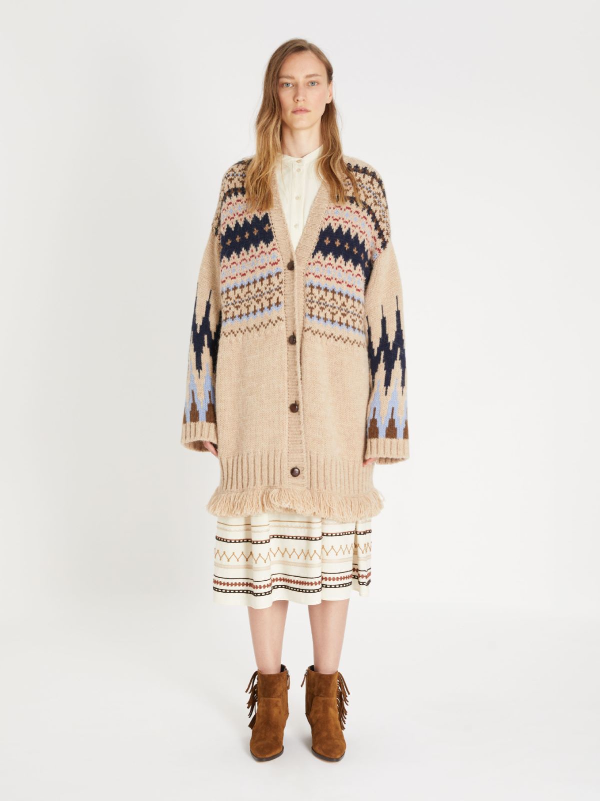 Alpaca and wool cardigan Weekend Maxmara Alpaca and wool cardigan Weekend Maxmara