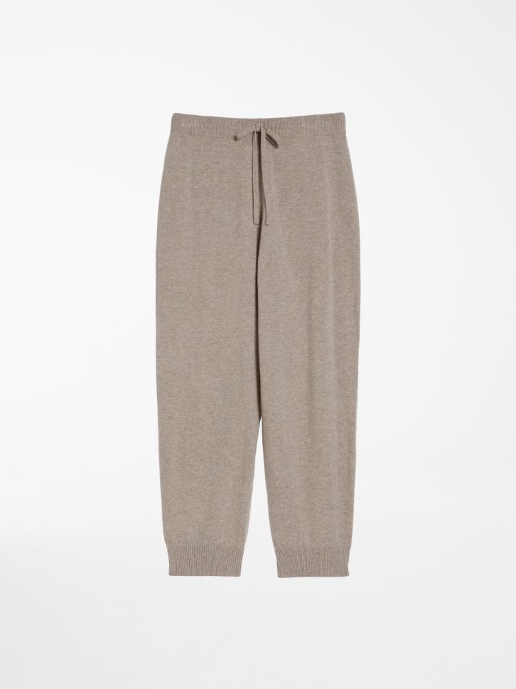Wool yarn trousers, sand - Weekend Max Mara