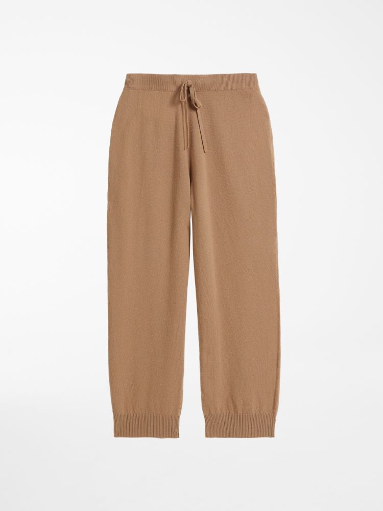 Wool yarn trousers, camel - Weekend Max Mara