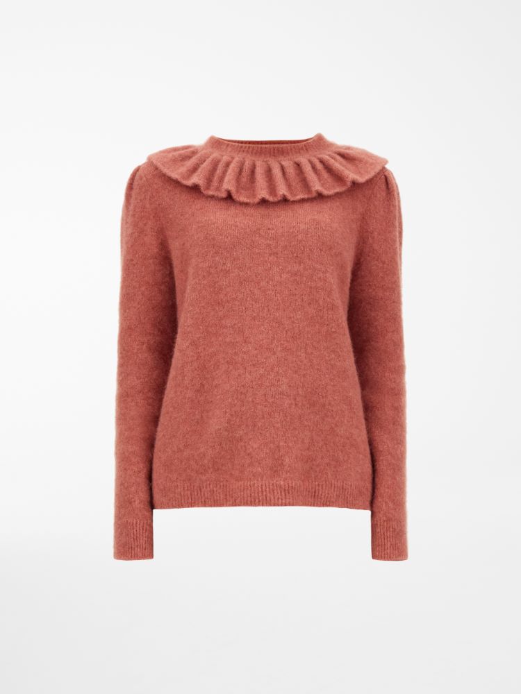 Alpaca-blend sweater, coral - Weekend Max Mara