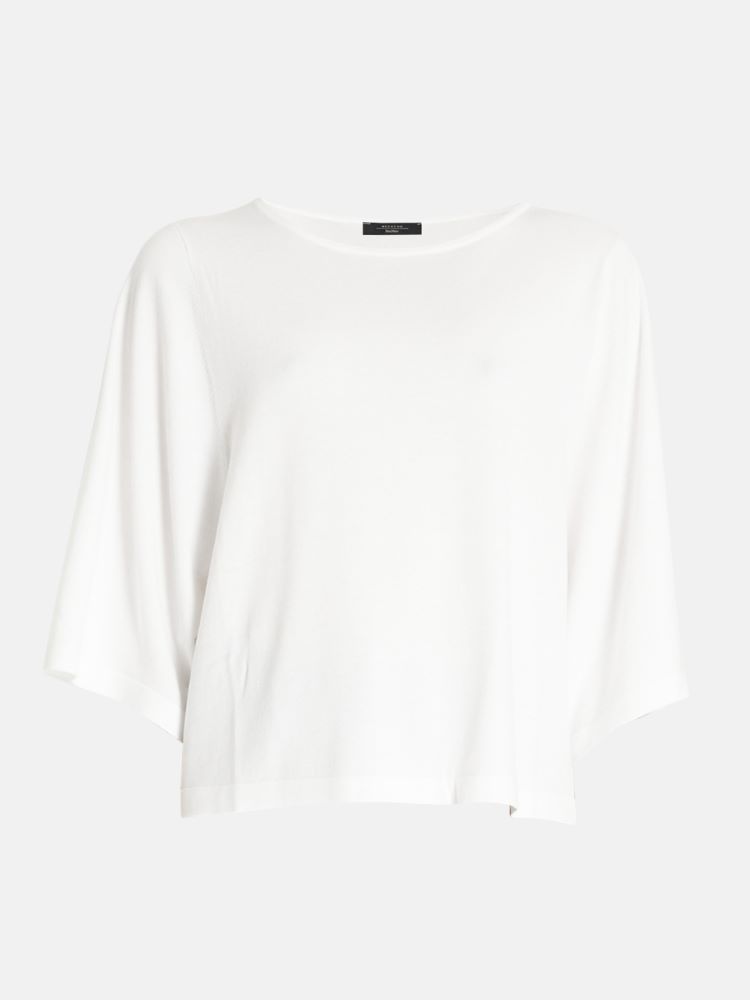 Viscose-blend sweater, white - Weekend Max Mara