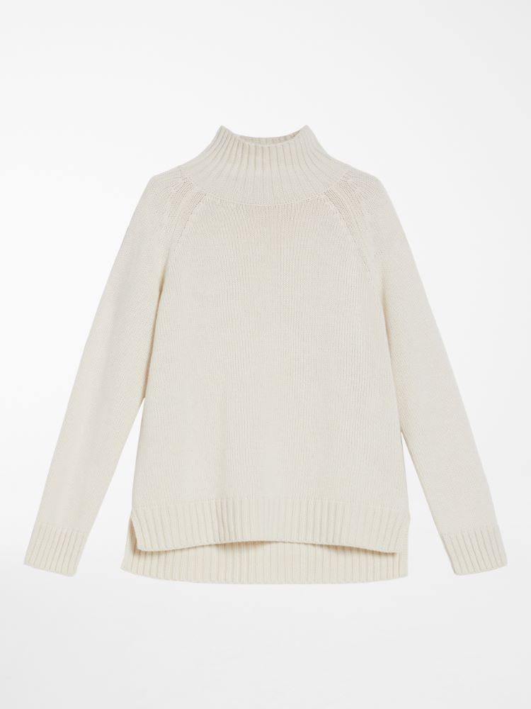 Cashmere yarn sweater, milk - Weekend Max Mara