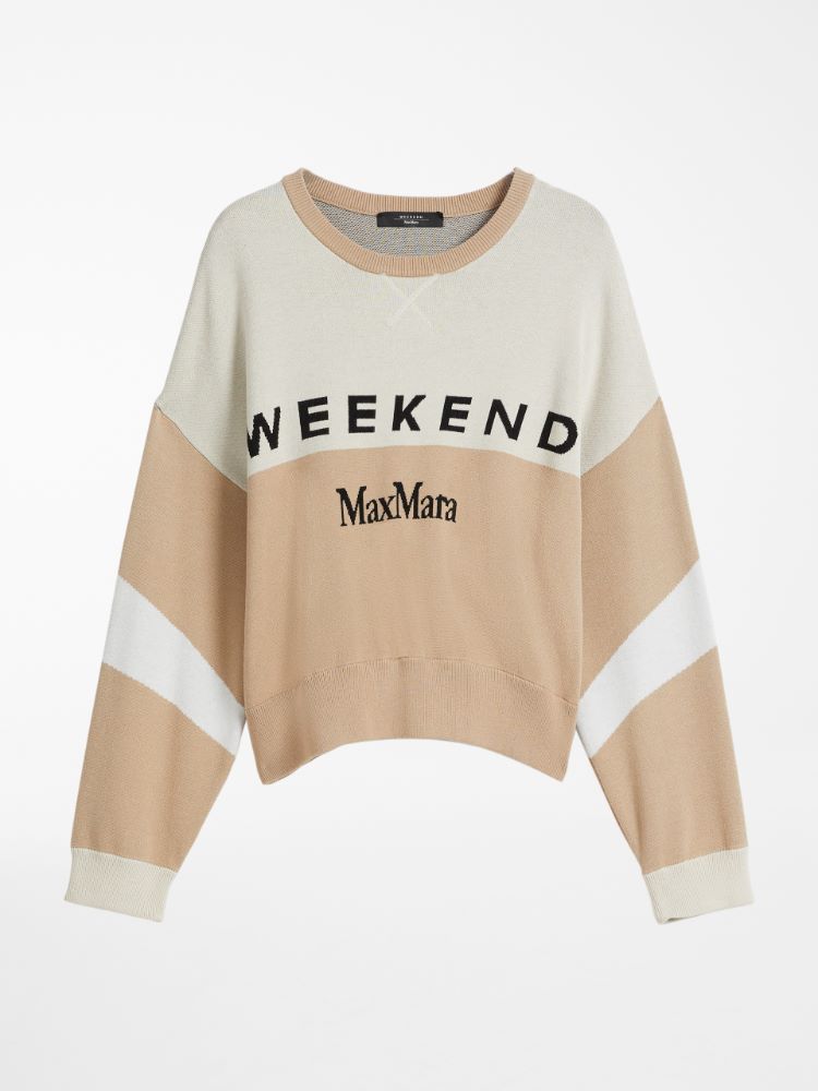 Stretch viscose sweater, honey - Weekend Max Mara