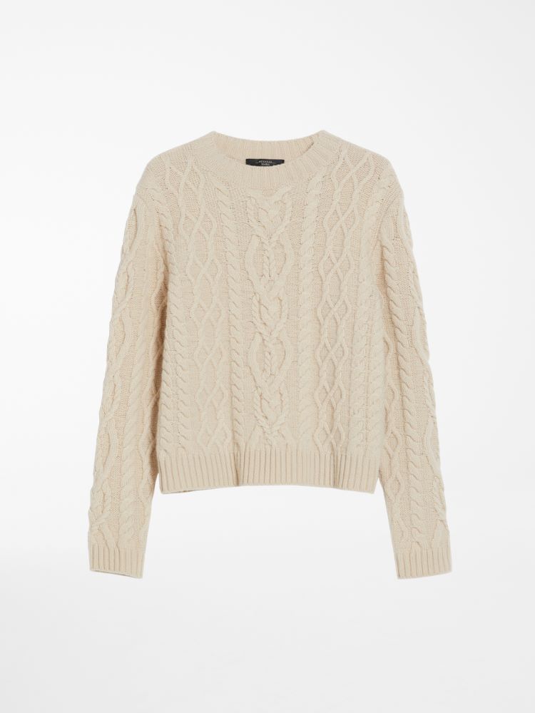 Maglia in filato di lana, avorio - Weekend Max Mara
