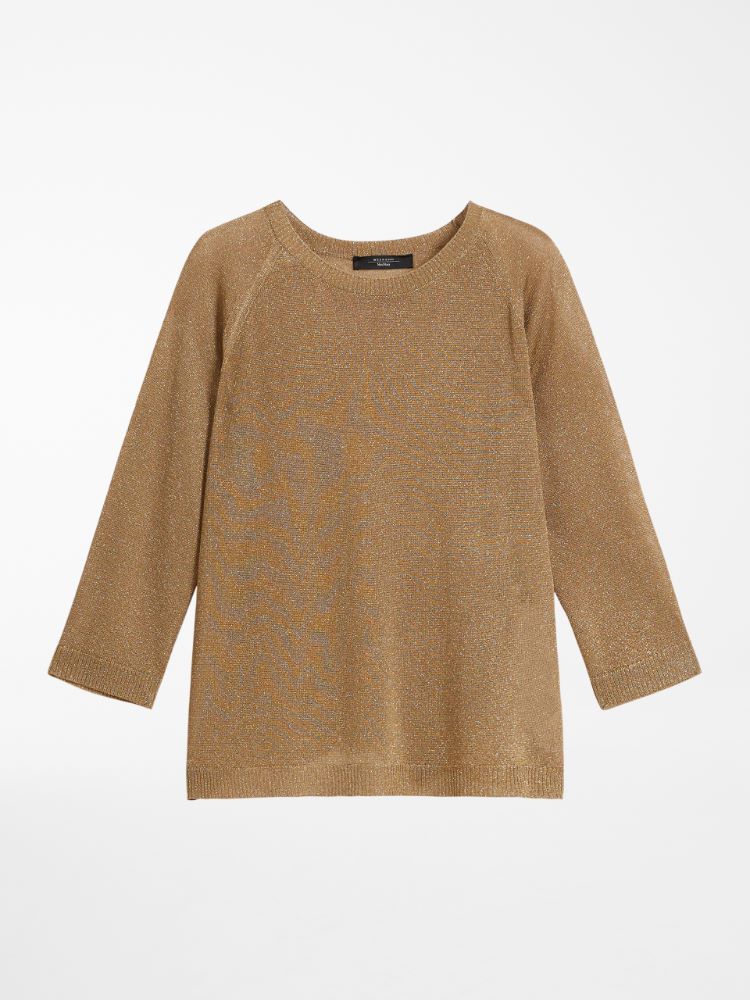 Lurex sweater, gold - Weekend Max Mara