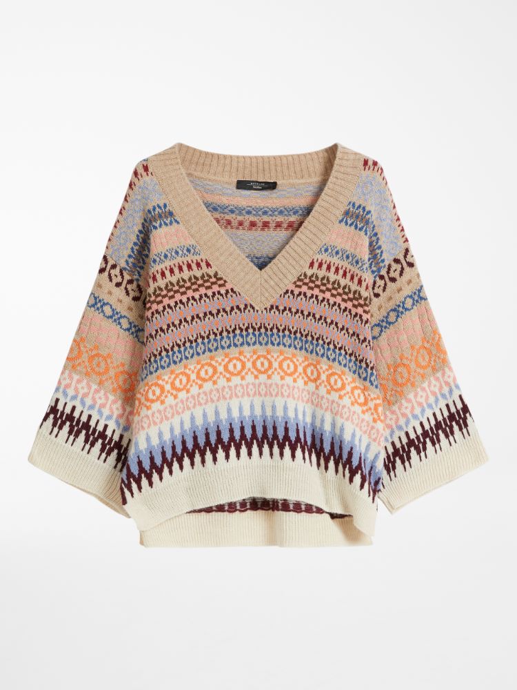 Wool and alpaca sweater, multicolour - Weekend Max Mara