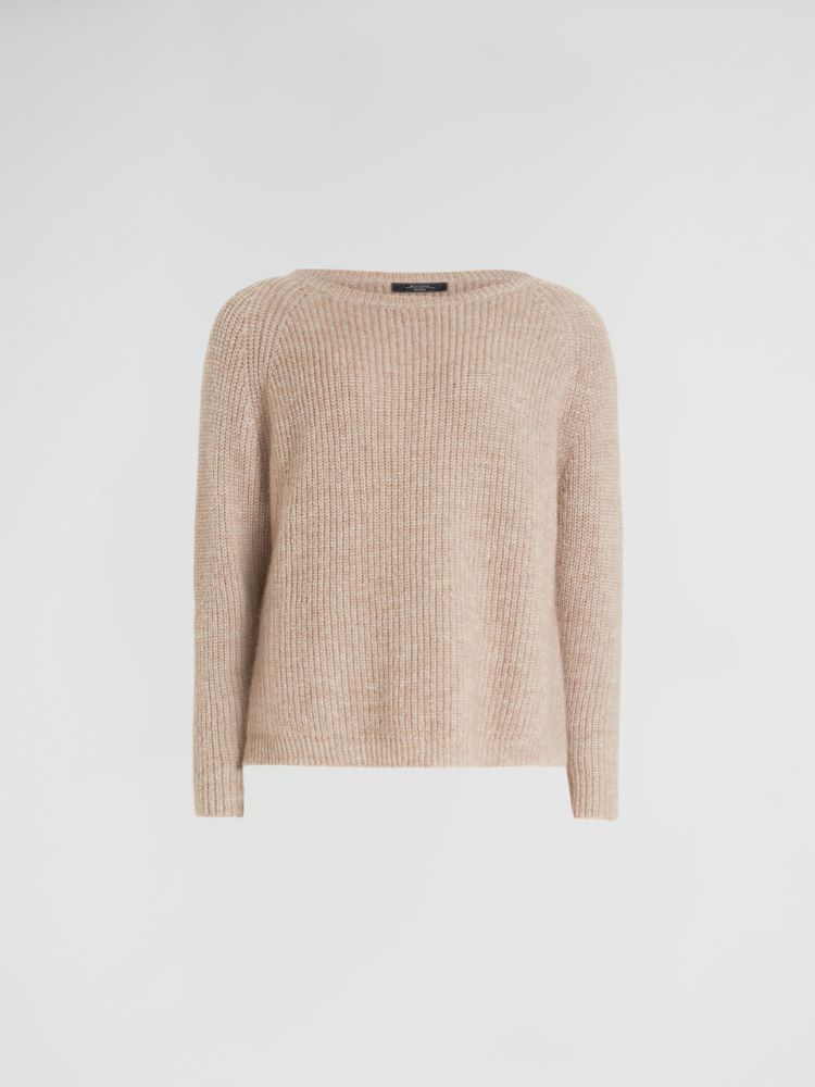 Mohair yarn sweater, sand - Weekend Max Mara