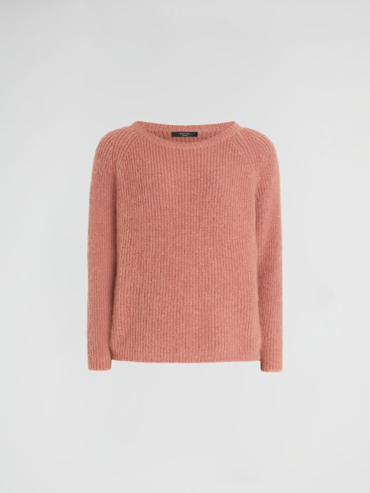 Mohair yarn sweater, antique rose - Weekend Max Mara