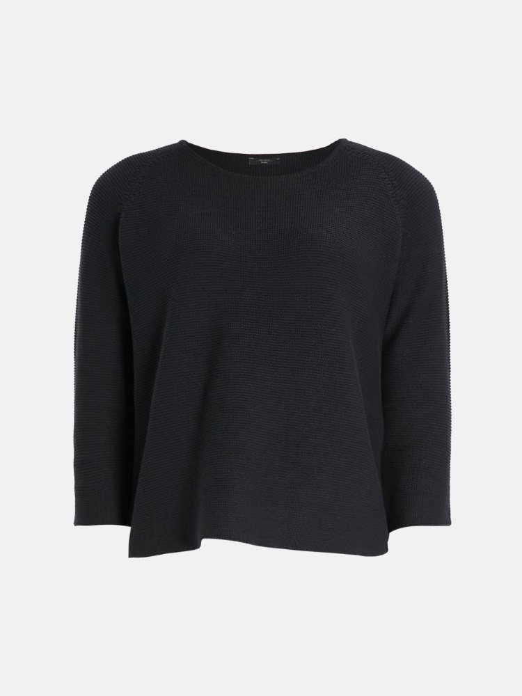 Cotton yarn sweater, navy - Weekend Max Mara
