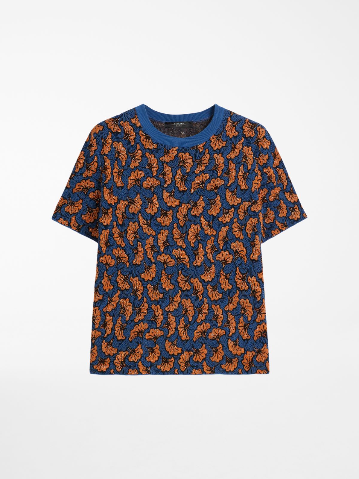 Viscose jacquard T-shirt Weekend Maxmara Viscose jacquard T-shirt Weekend Maxmara