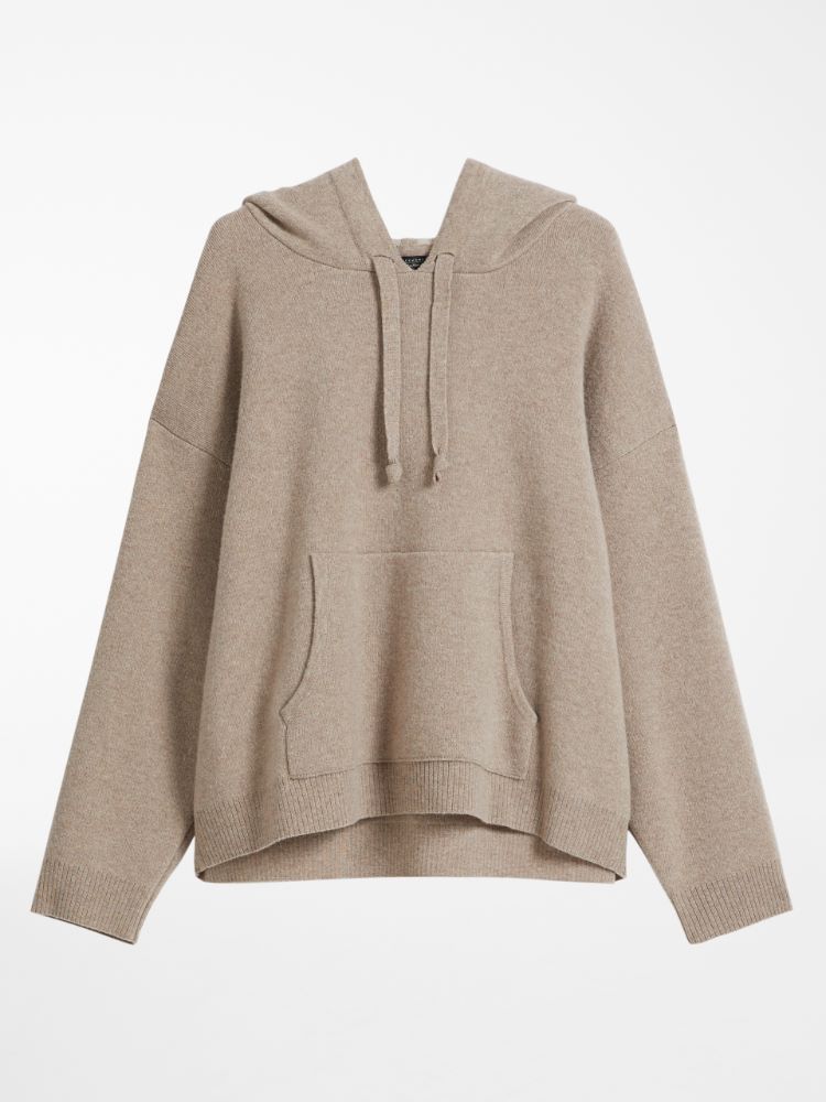 Wool yarn sweatshirt, sand - Weekend Max Mara