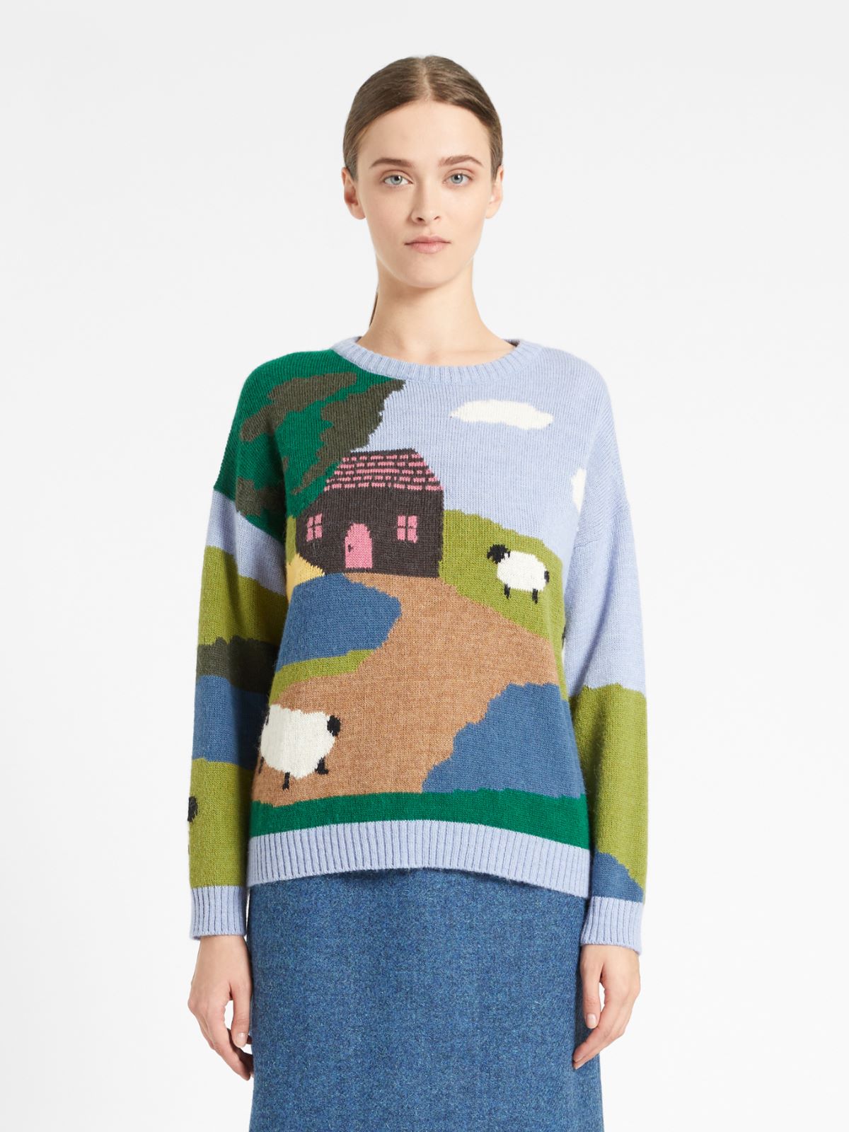 Wool and alpaca yarn sweater Weekend Maxmara Wool and alpaca yarn sweater Weekend Maxmara