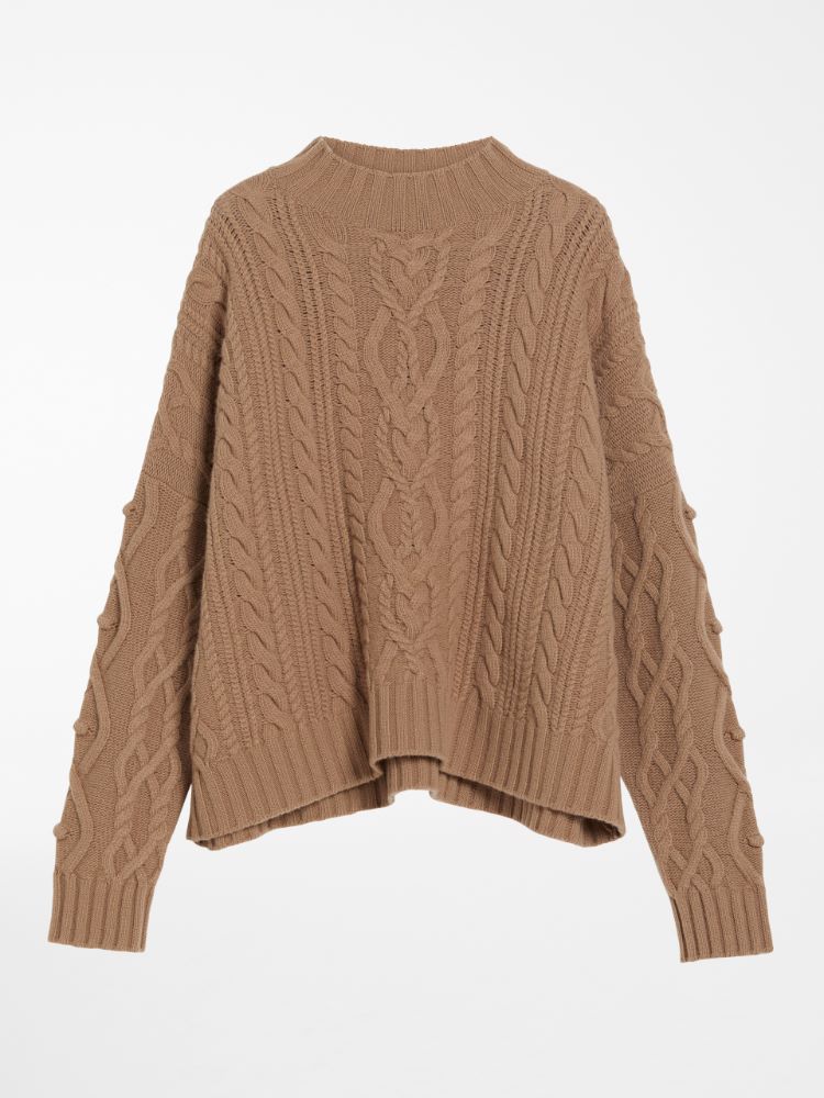 Wool yarn sweater, camel - Weekend Max Mara