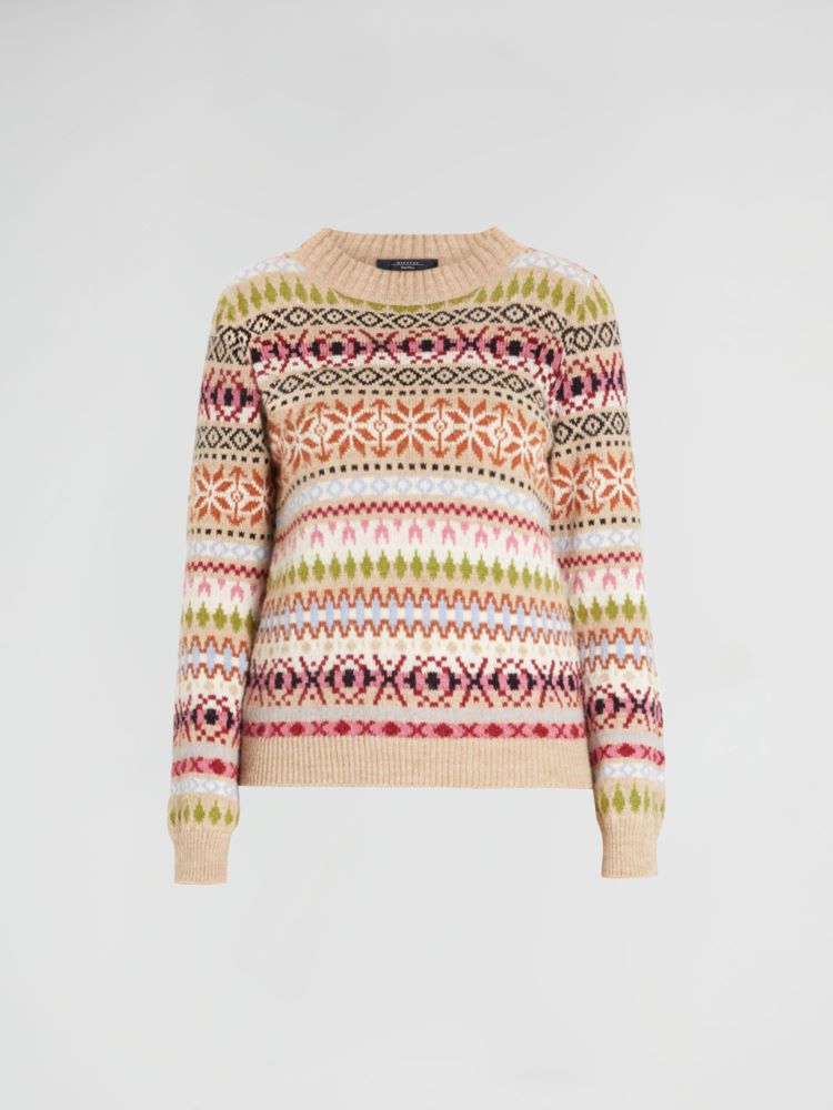 Wool and alpaca yarn sweater, ice - Weekend Max Mara