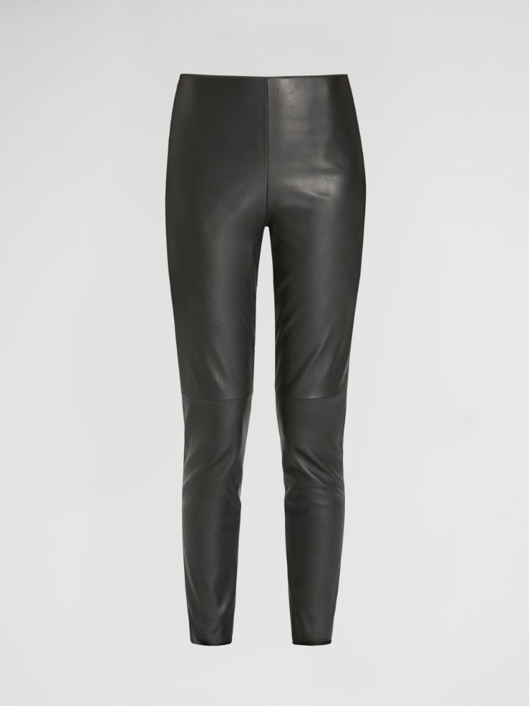 Nappa leather leggings, black - Weekend Max Mara