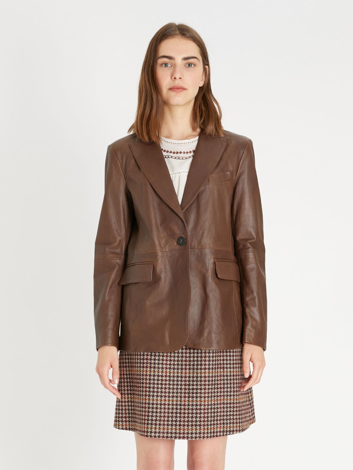 Nappa leather blazer Weekend Maxmara Nappa leather blazer Weekend Maxmara