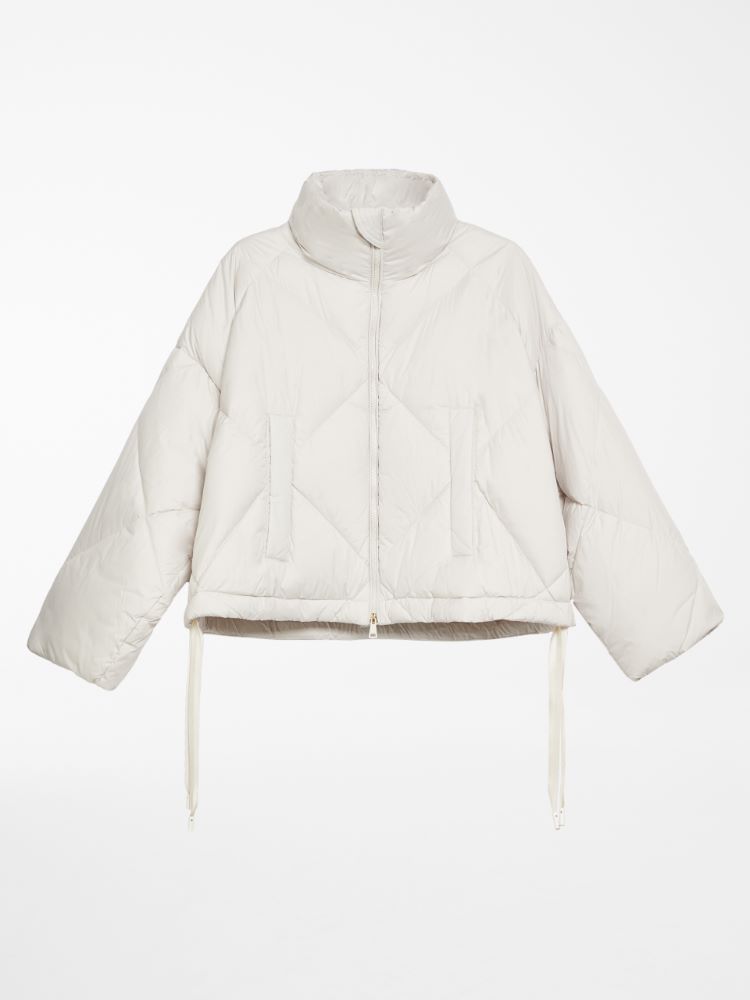 Water-repellent fabric down jacket, milk - Weekend Max Mara