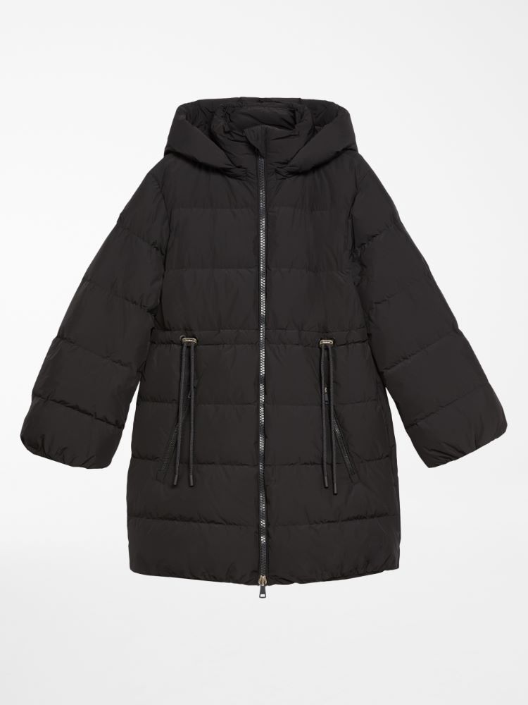 Technical taffeta down jacket, black - Weekend Max Mara