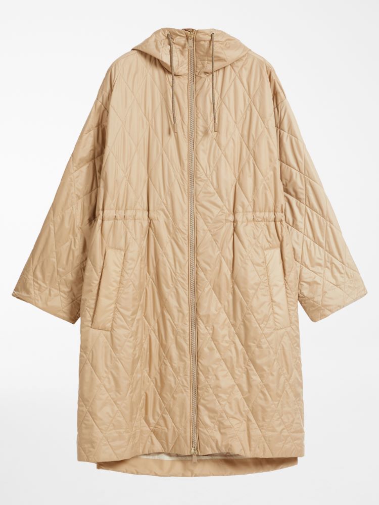 Water-repellent technical fabric parka, honey - Weekend Max Mara