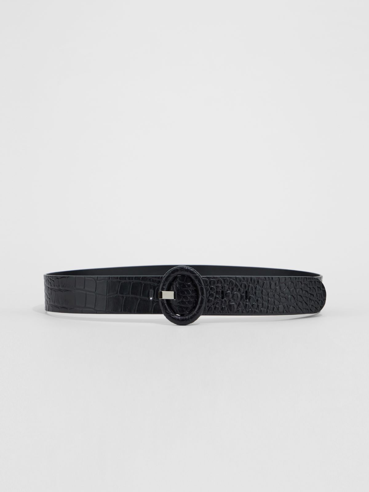 Crocodile print leather belt Weekend Maxmara Crocodile print leather belt Weekend Maxmara