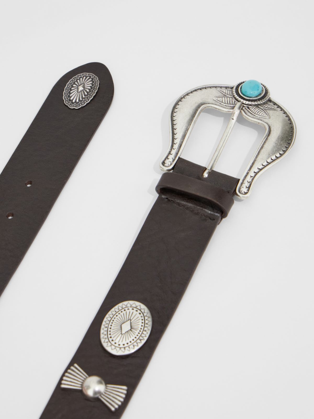 Leather belt with studs Weekend Maxmara