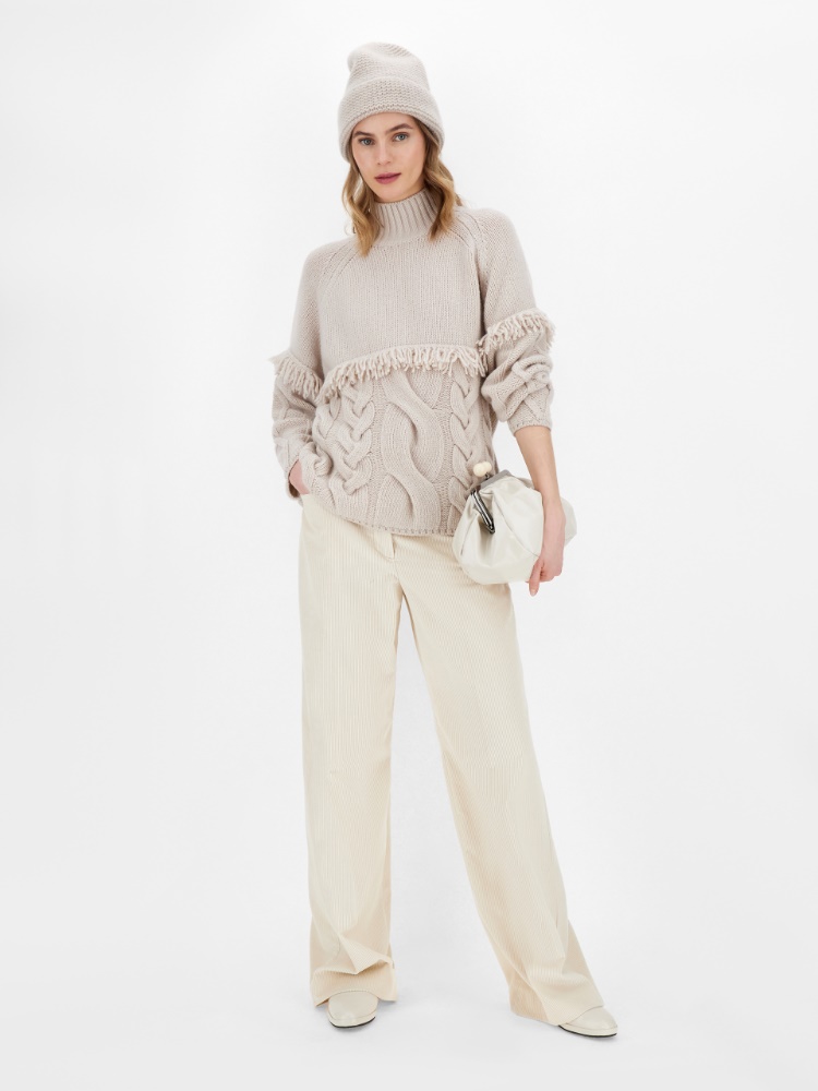 Patent leather-look Pasticcino bag, ivory - Weekend Max Mara