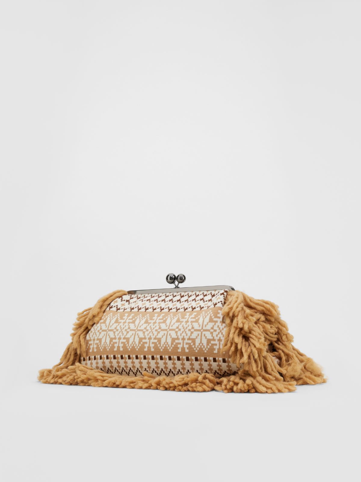Large Fair Isle knit Pasticcino bag Weekend Maxmara Large Fair Isle knit Pasticcino bag Weekend Maxmara