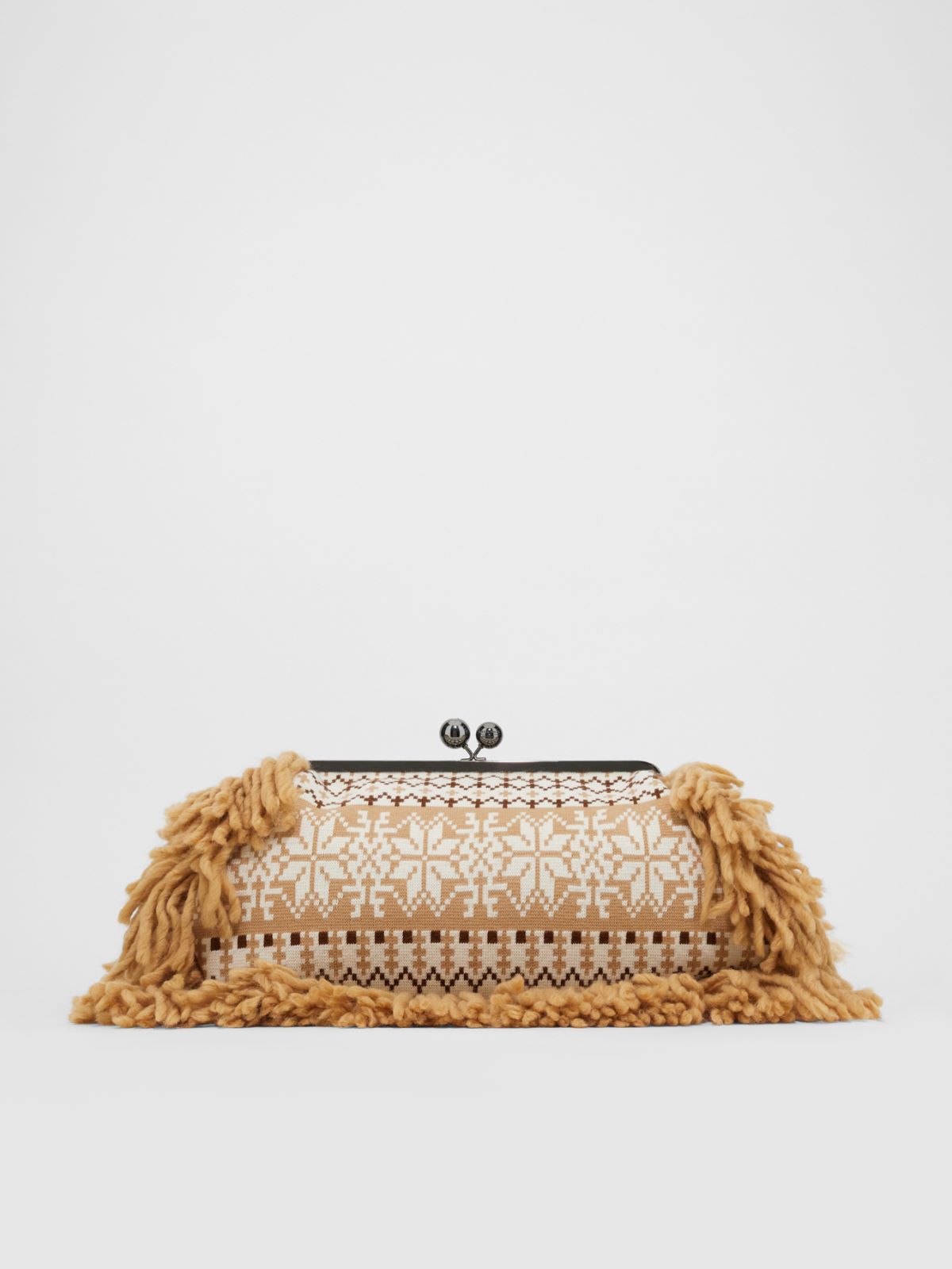 Large Fair Isle knit Pasticcino bag Weekend Maxmara Large Fair Isle knit Pasticcino bag Weekend Maxmara