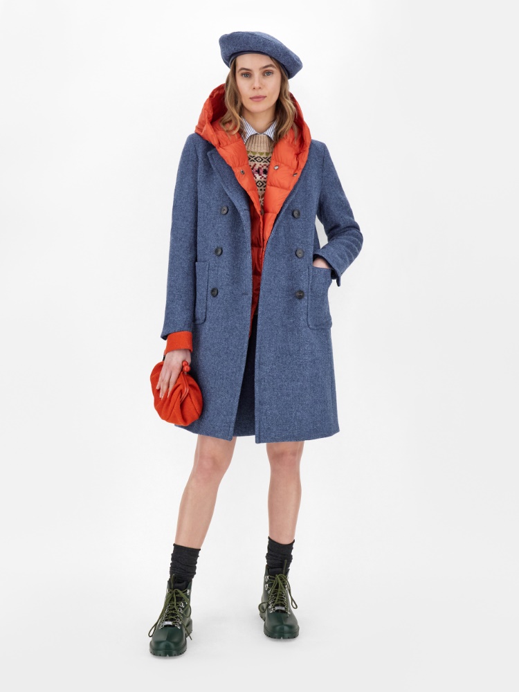 Small Harris Tweed Pasticcino bag®, orange - Weekend Max Mara