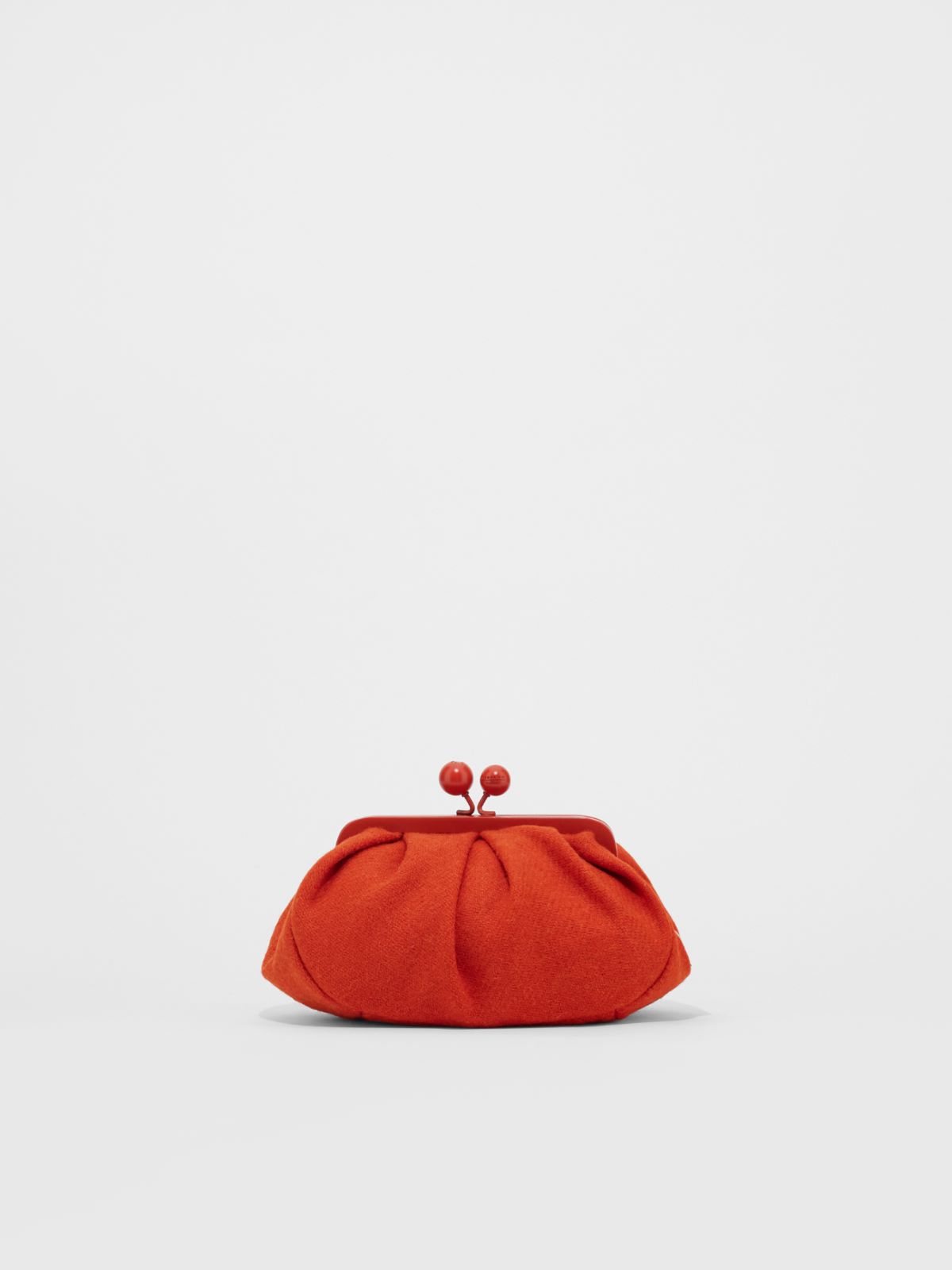 Small Harris Tweed Pasticcino bag, orange - Weekend Max Mara