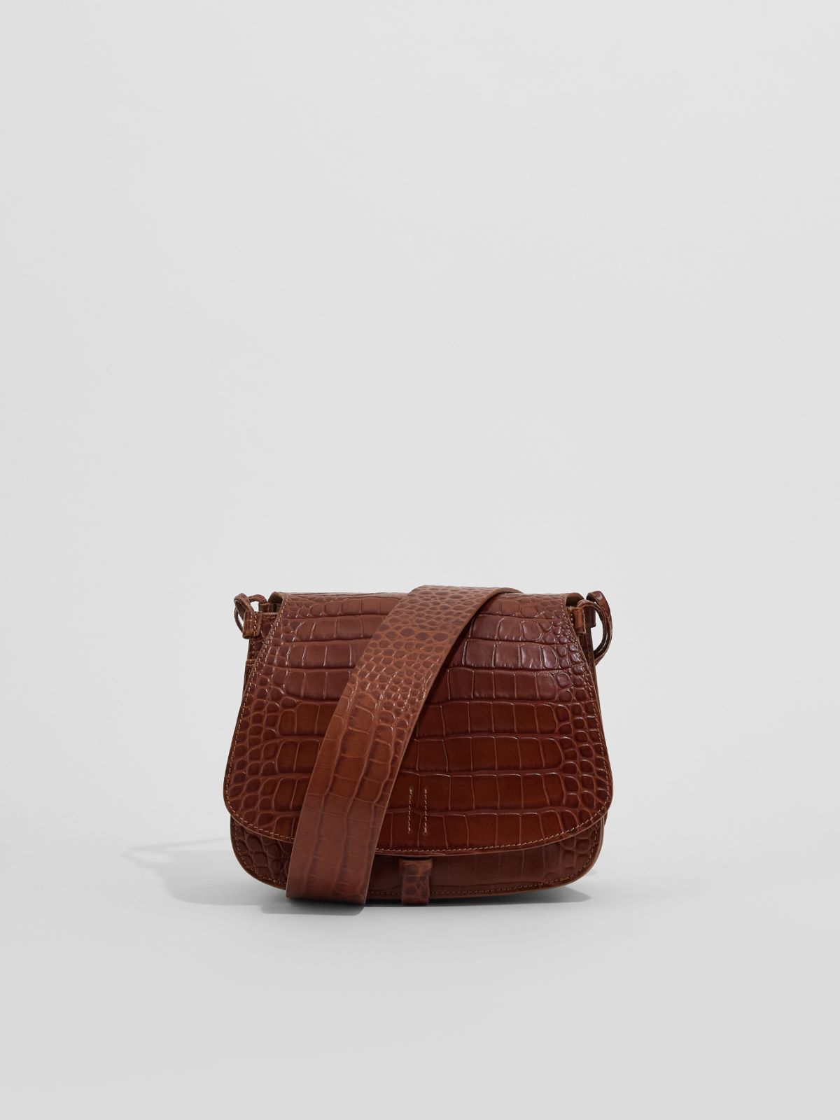 Crossbody bag in crocodile print leather Weekend Maxmara Crossbody bag in crocodile print leather Weekend Maxmara