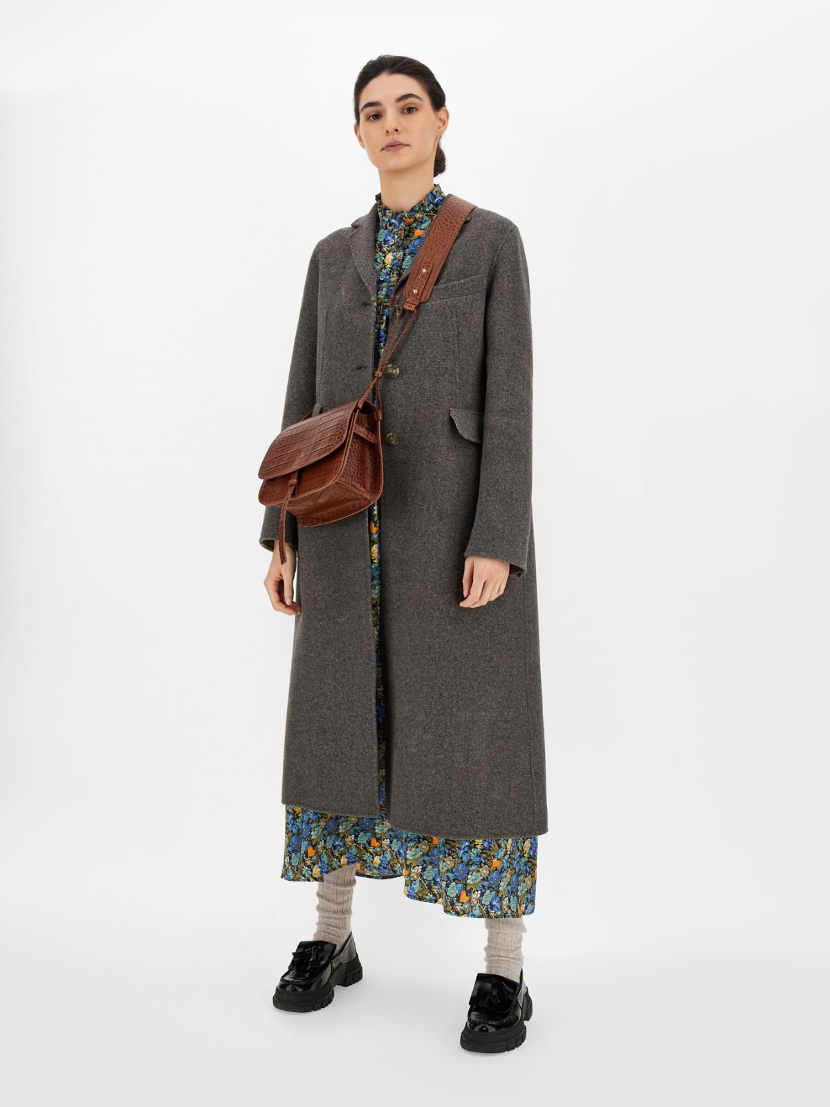 Crossbody bag in crocodile print leather Weekend Maxmara Crossbody bag in crocodile print leather Weekend Maxmara