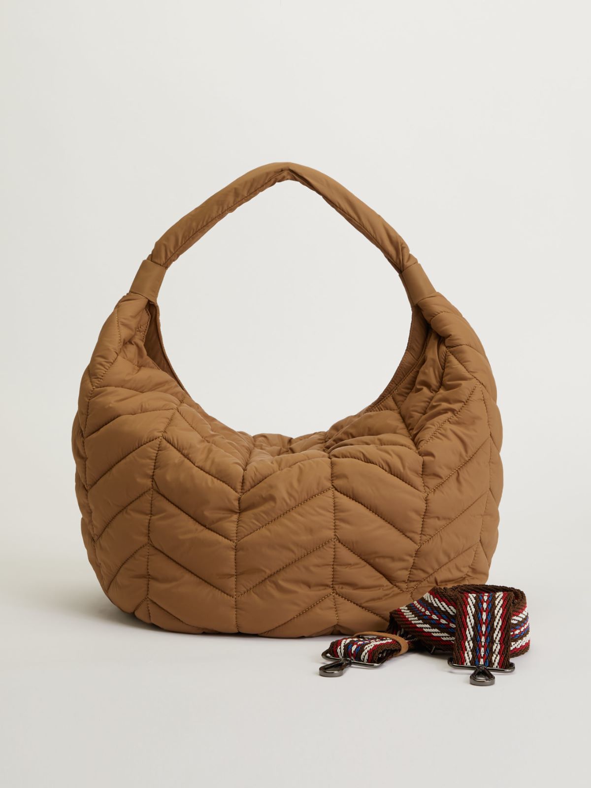 Large quilted nylon saddlebag Weekend Maxmara Large quilted nylon saddlebag Weekend Maxmara