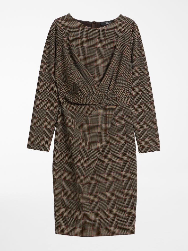 Printed jersey dress, camel - Weekend Max Mara