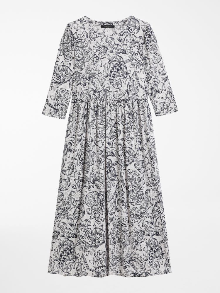 Cotton jersey dress, navy - Weekend Max Mara
