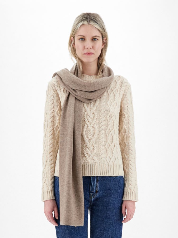 Cashmere scarf, beige - Weekend Max Mara