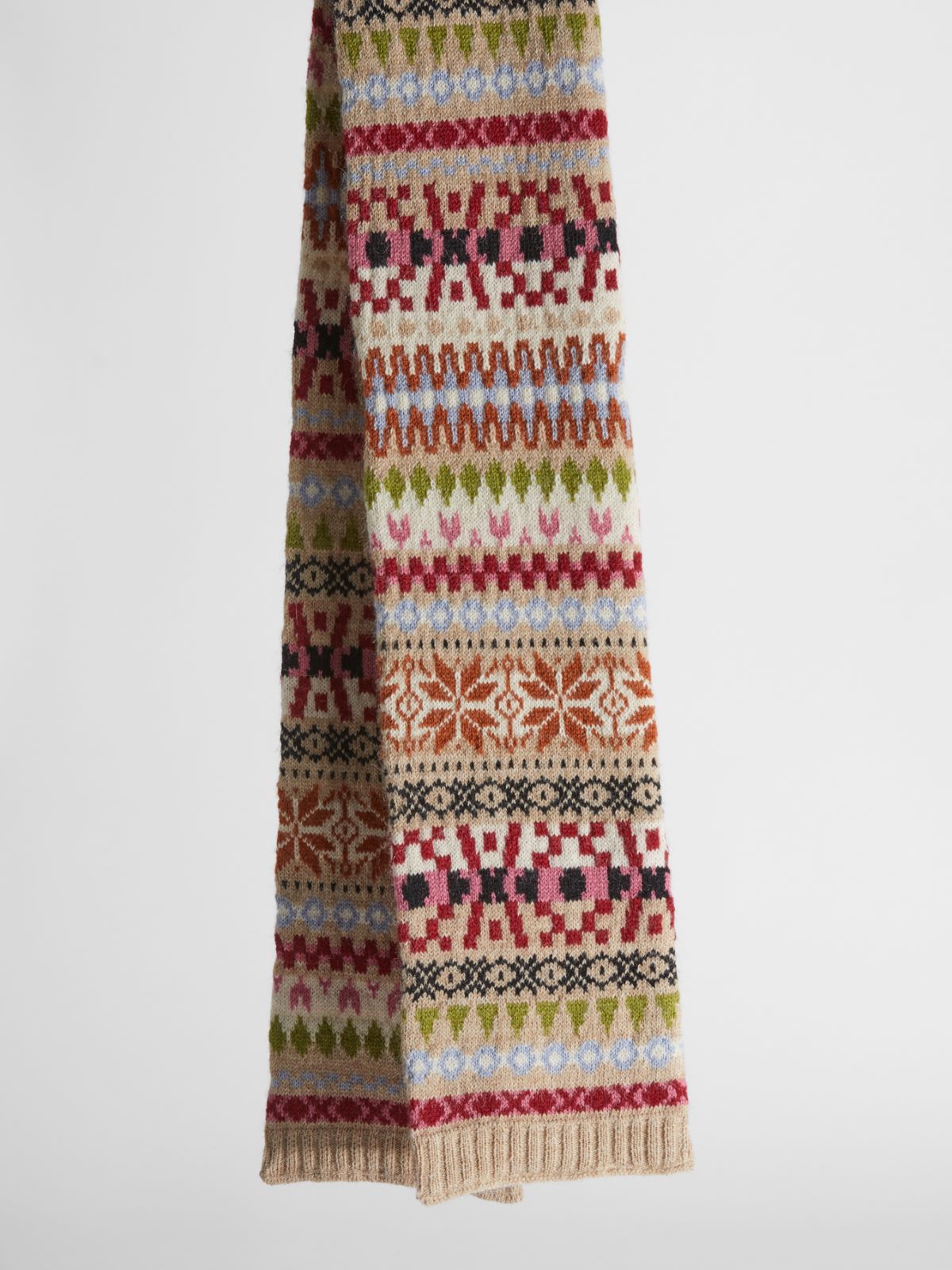 Wool and alpaca blend scarf, ice - Weekend Max Mara