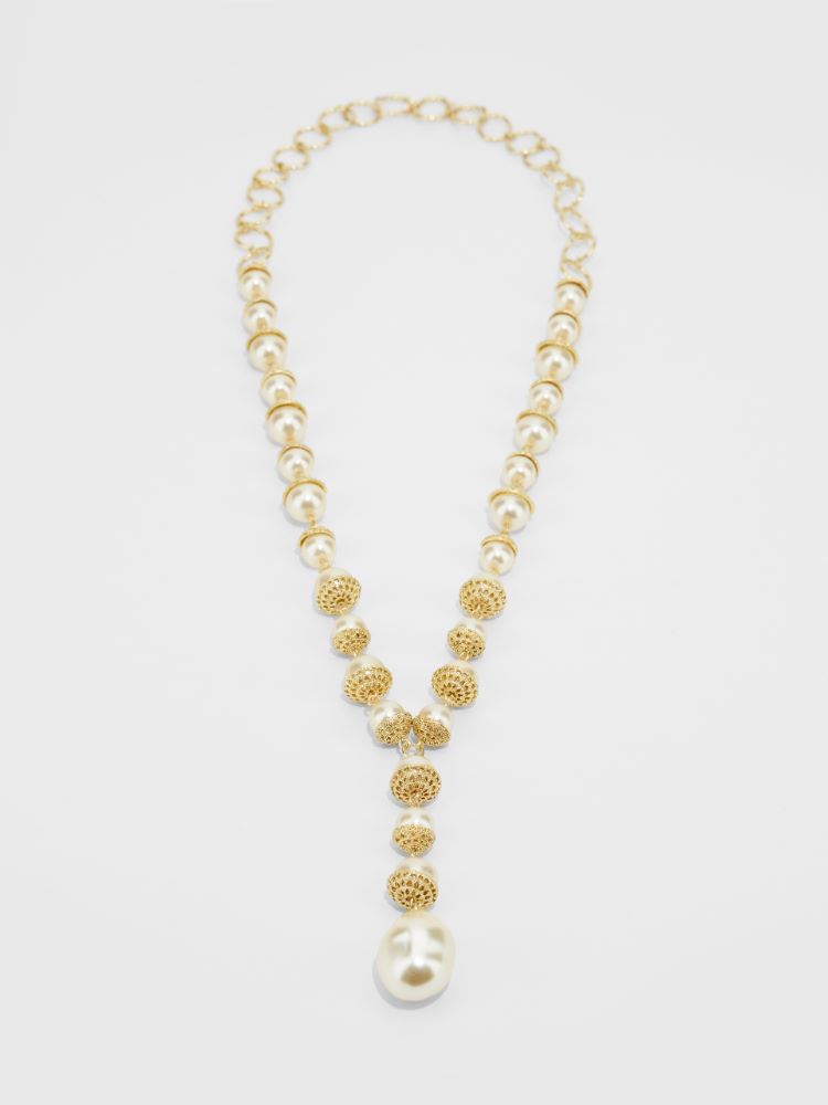 Beaded necklace, gold - Weekend Max Mara