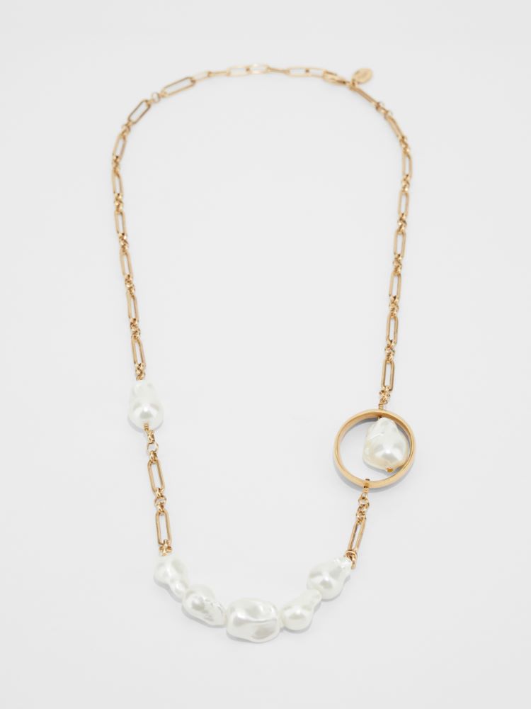 Geometric chain necklace, natural - Weekend Max Mara