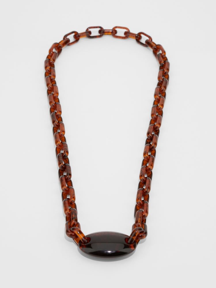 Beaded resin necklace, dark turtle - Weekend Max Mara