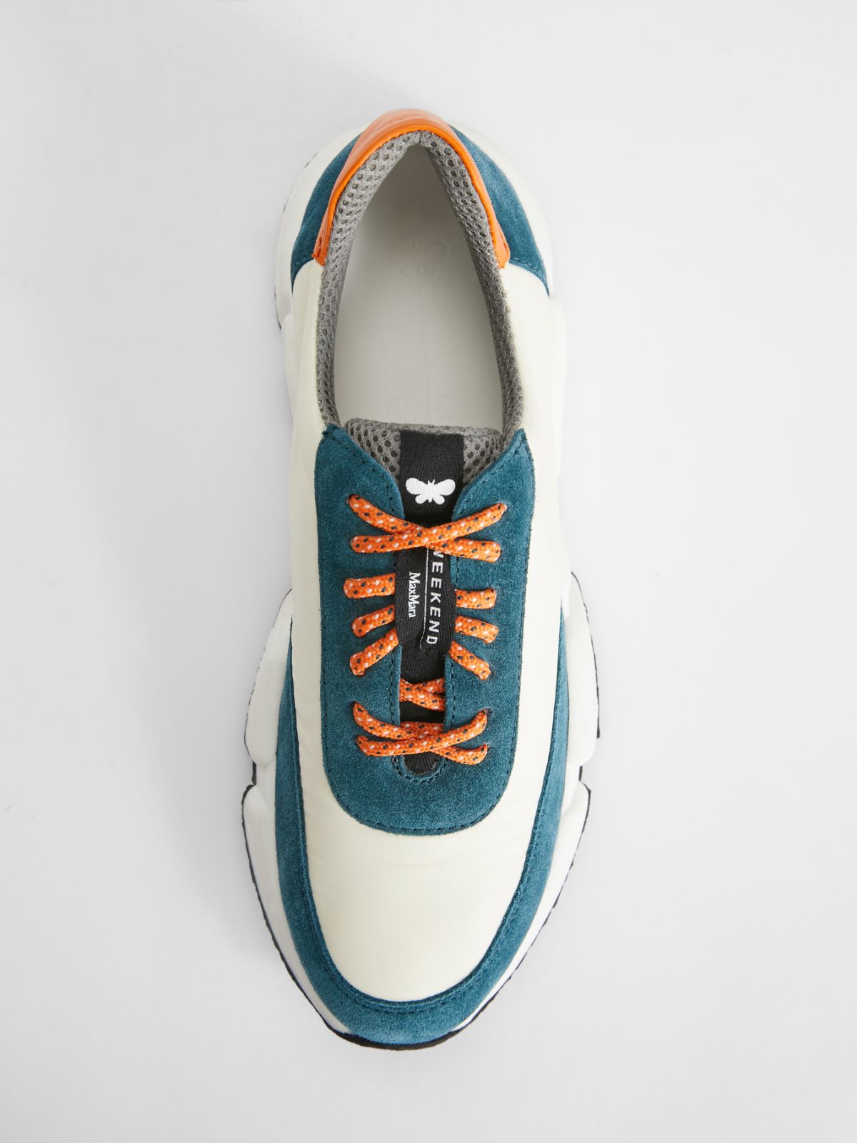 Leather nylon and suede trainers Weekend Maxmara