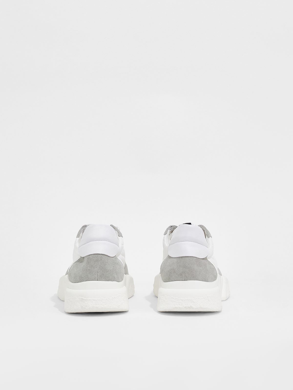 Leather nylon and suede trainers Weekend Maxmara