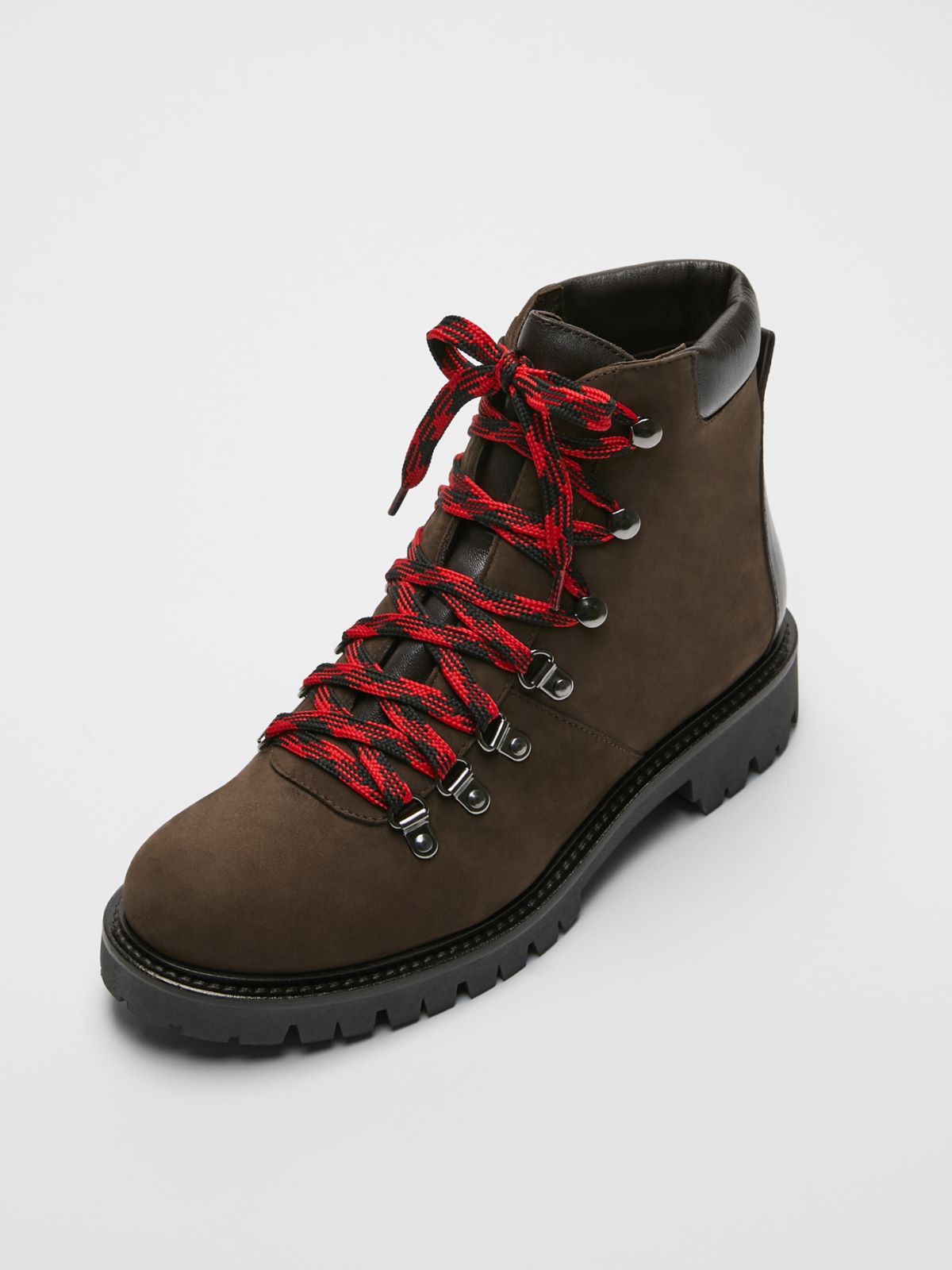 Waterproof nubuck leather hiking boots Weekend Maxmara