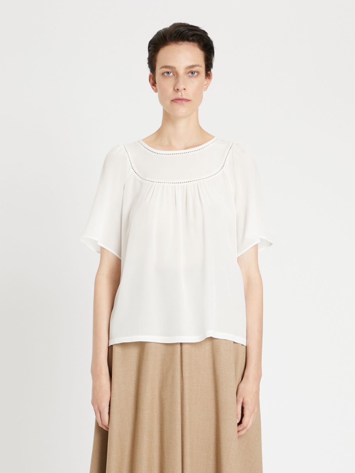 Silk crepe de chine T-shirt Weekend Maxmara Silk crepe de chine T-shirt Weekend Maxmara