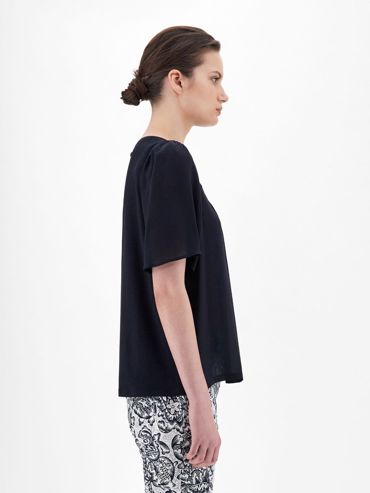 Silk crepe de chine T-shirt Weekend Maxmara Silk crepe de chine T-shirt Weekend Maxmara