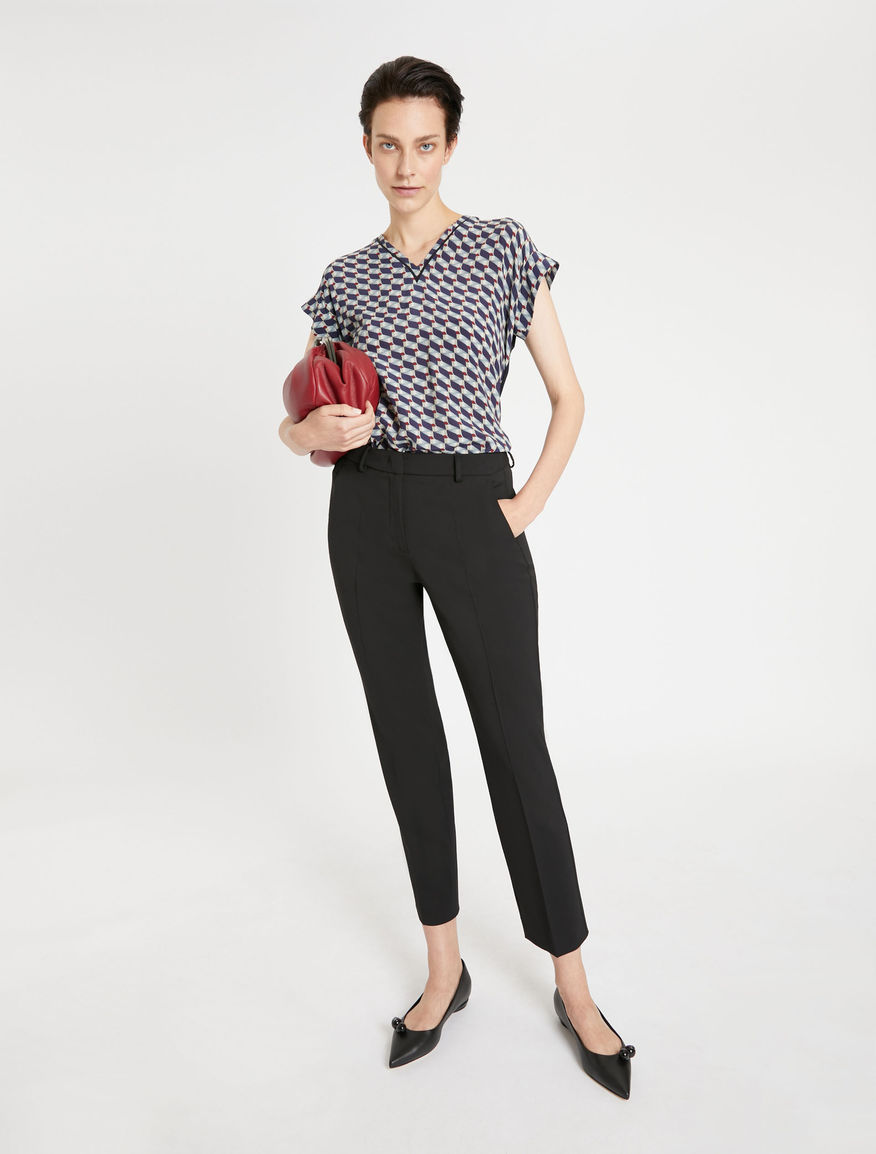 Silk crepe de chine T-shirt Weekend Maxmara Silk crepe de chine T-shirt Weekend Maxmara